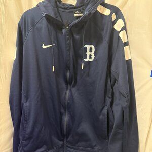 Nike Boston Red Sox Therma Fit Zip Hoodie Navy Mens XL